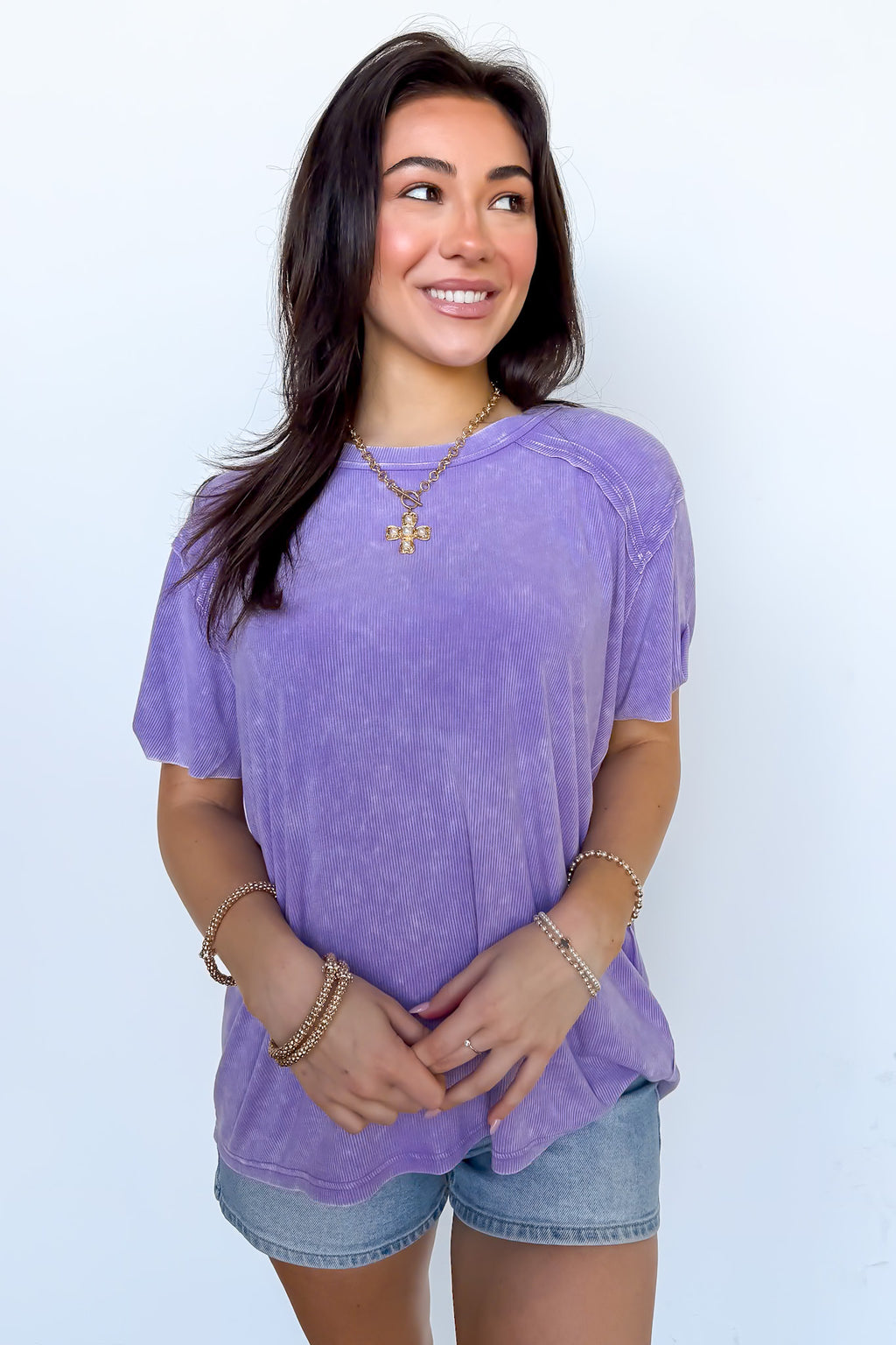 Mirissa Mineral Washed Boat Neck Top - BACK IN STOCK - Madison and Mallory