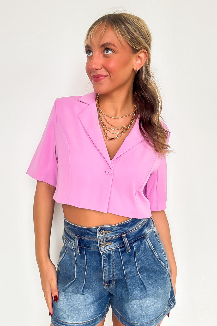 MISS PUNCTUALITY WOVEN TOP