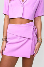 Miss Punctuality Wrap Skort - Madison and Mallory