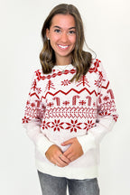 Mistletoe Moments Raglan Sleeve Sweater - FINAL SALE - Madison and Mallory