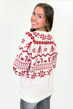 Mistletoe Moments Raglan Sleeve Sweater - FINAL SALE - Madison and Mallory