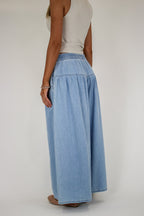 Mode Flow Button Fly Slouchy Culottes - Madison and Mallory