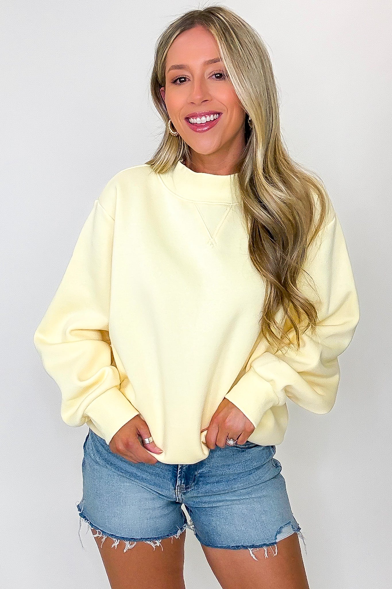 Modern Ease Mock Neck Pullover - Madison and Mallory