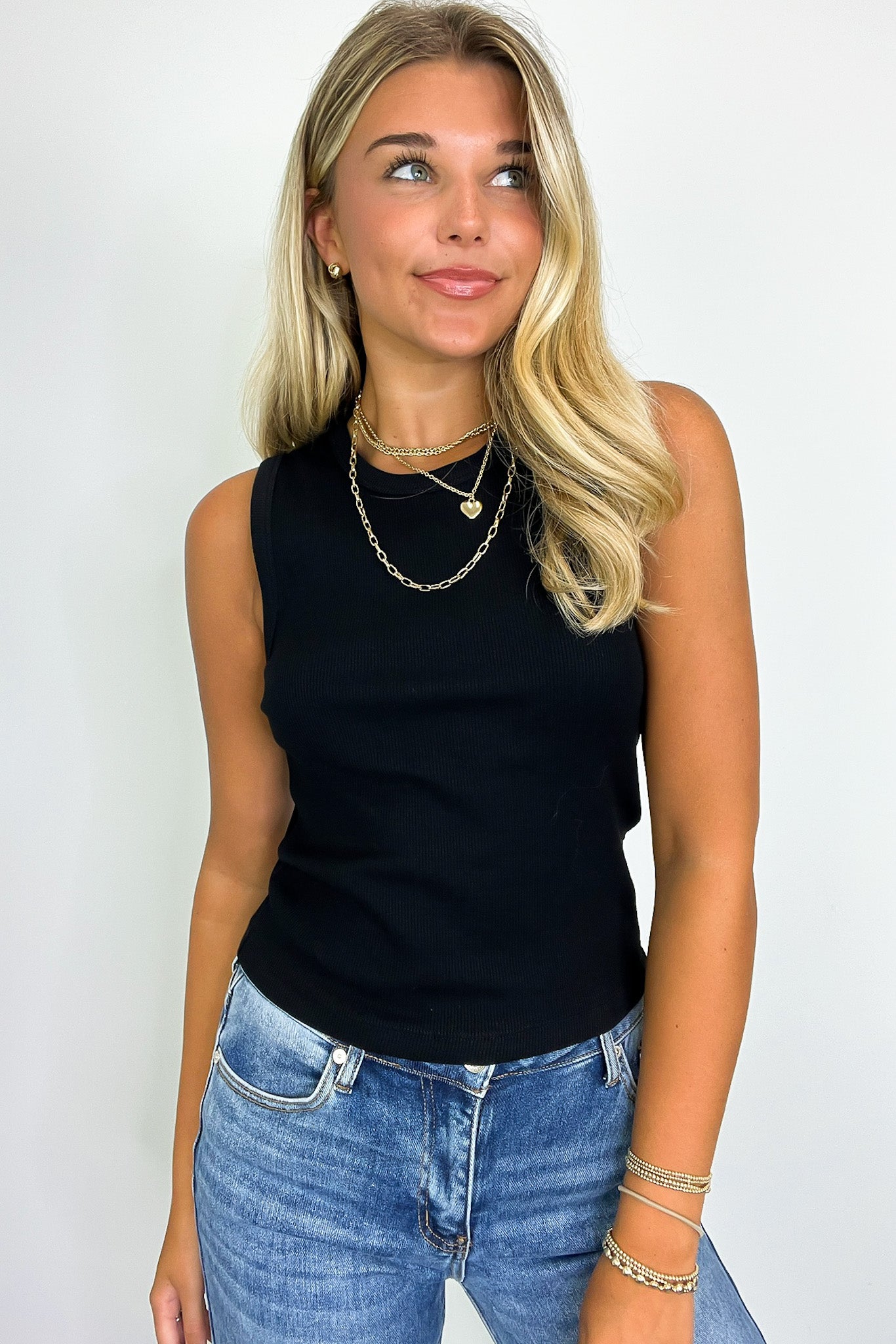  Monikah Ribbed Knit Tank Top - FINAL SALE - Madison and Mallory