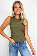  Monikah Ribbed Knit Tank Top - FINAL SALE - Madison and Mallory