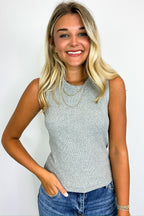 Monikah Ribbed Knit Tank Top - FINAL SALE - Madison and Mallory