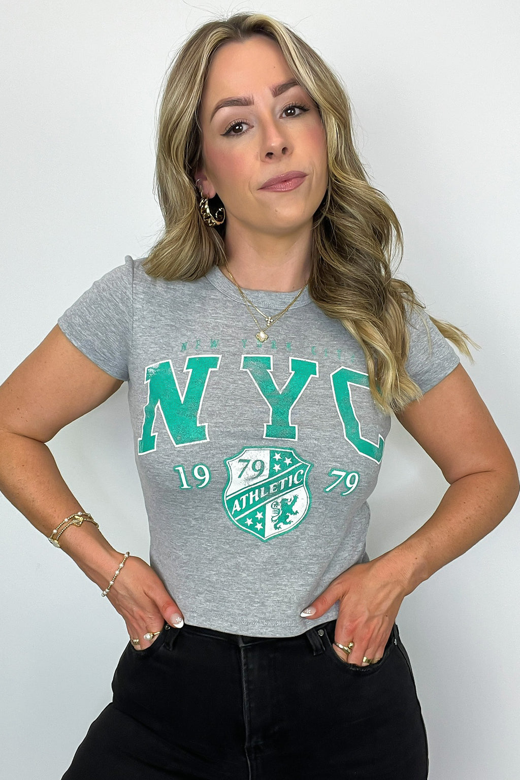 NYC Athletic Graphic Tee - FINAL SALE - Madison and Mallory