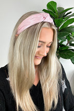 Nalani Metallic Knotted Headband - FINAL SALE - Madison and Mallory