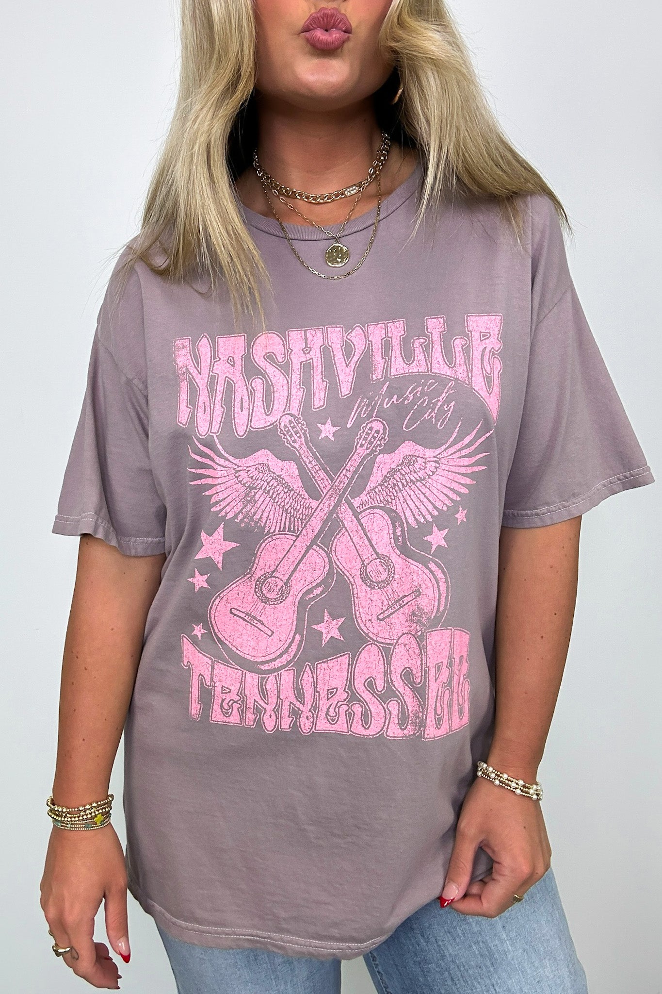  Nashville Music City Graphic Tee - Madison and Mallory