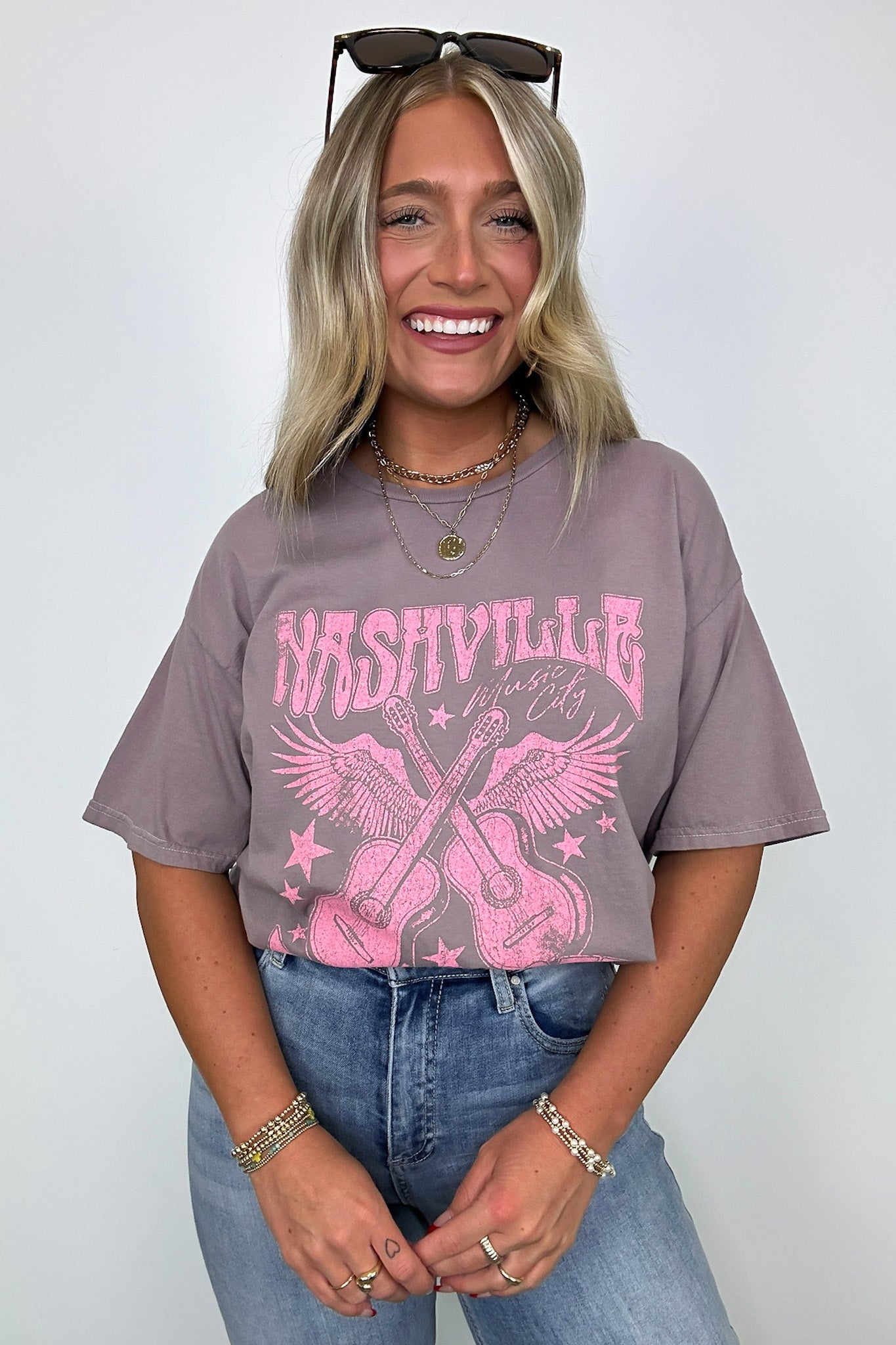  Nashville Music City Graphic Tee - Madison and Mallory