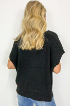  Necessary Charm V-Neck Side Slit Knit Top - BACK IN STOCK - Madison and Mallory