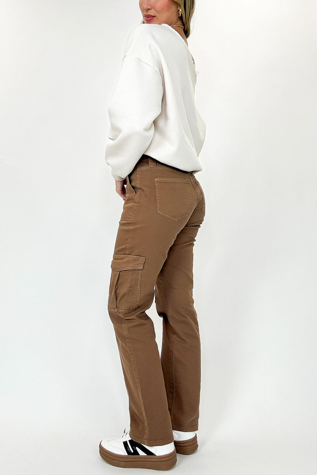 Neutral Ground Straight Cargo Pants - FINAL SALE - Madison and Mallory