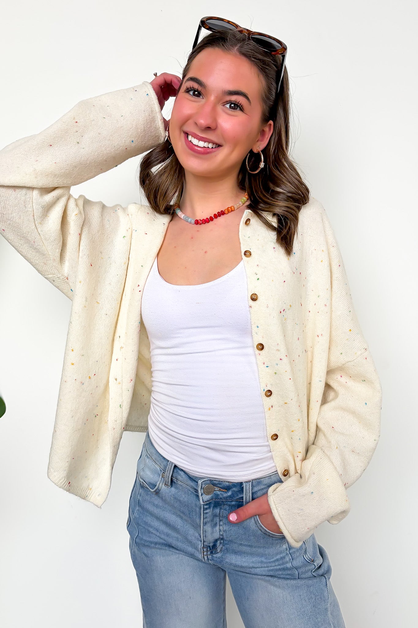 New Classic Button Down Cardigan Sweater