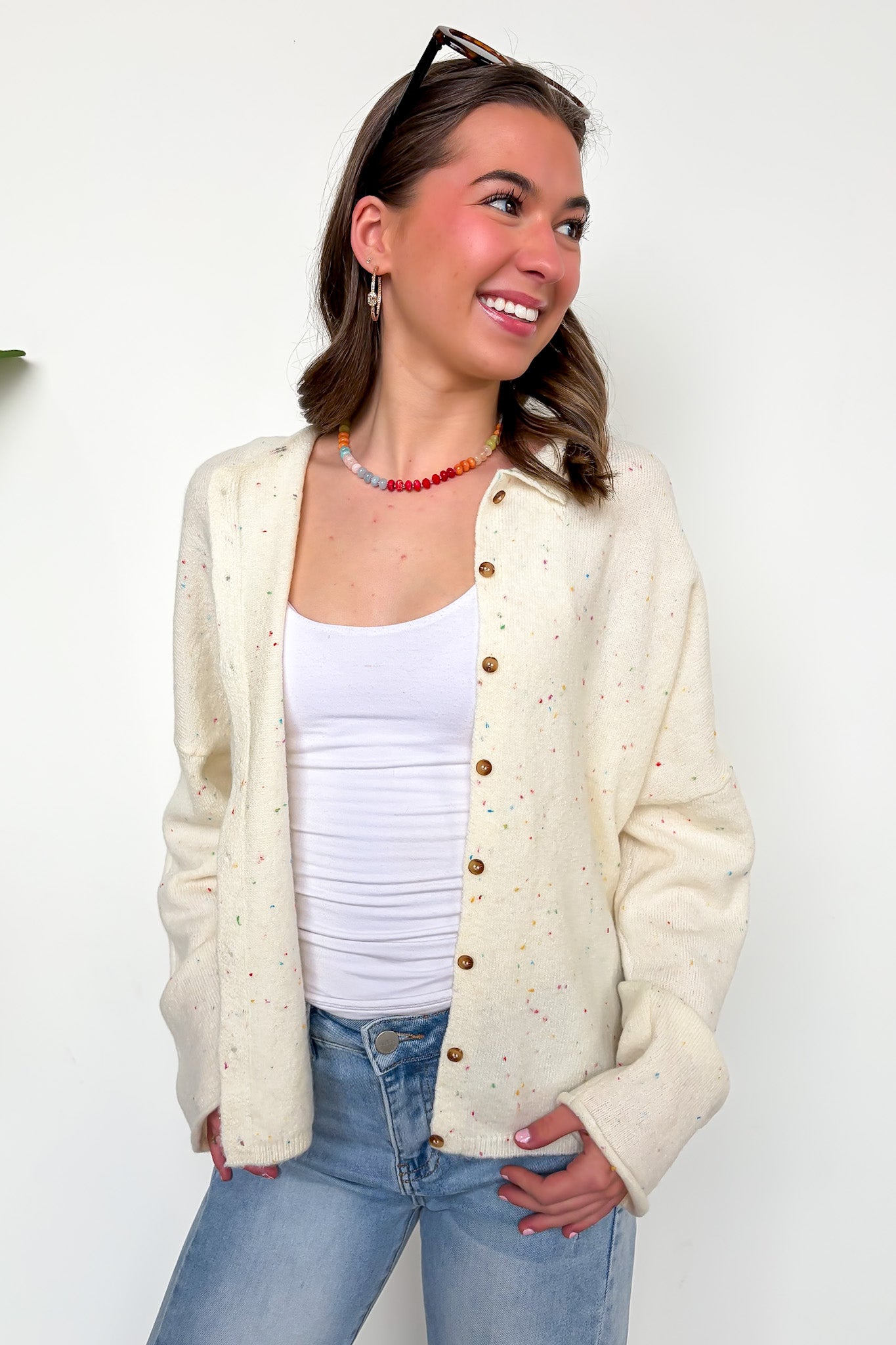 New Classic Button Down Cardigan Sweater