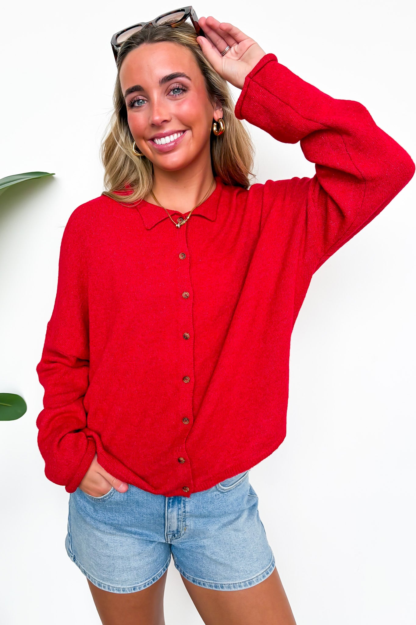 New Classic Button Down Cardigan Sweater