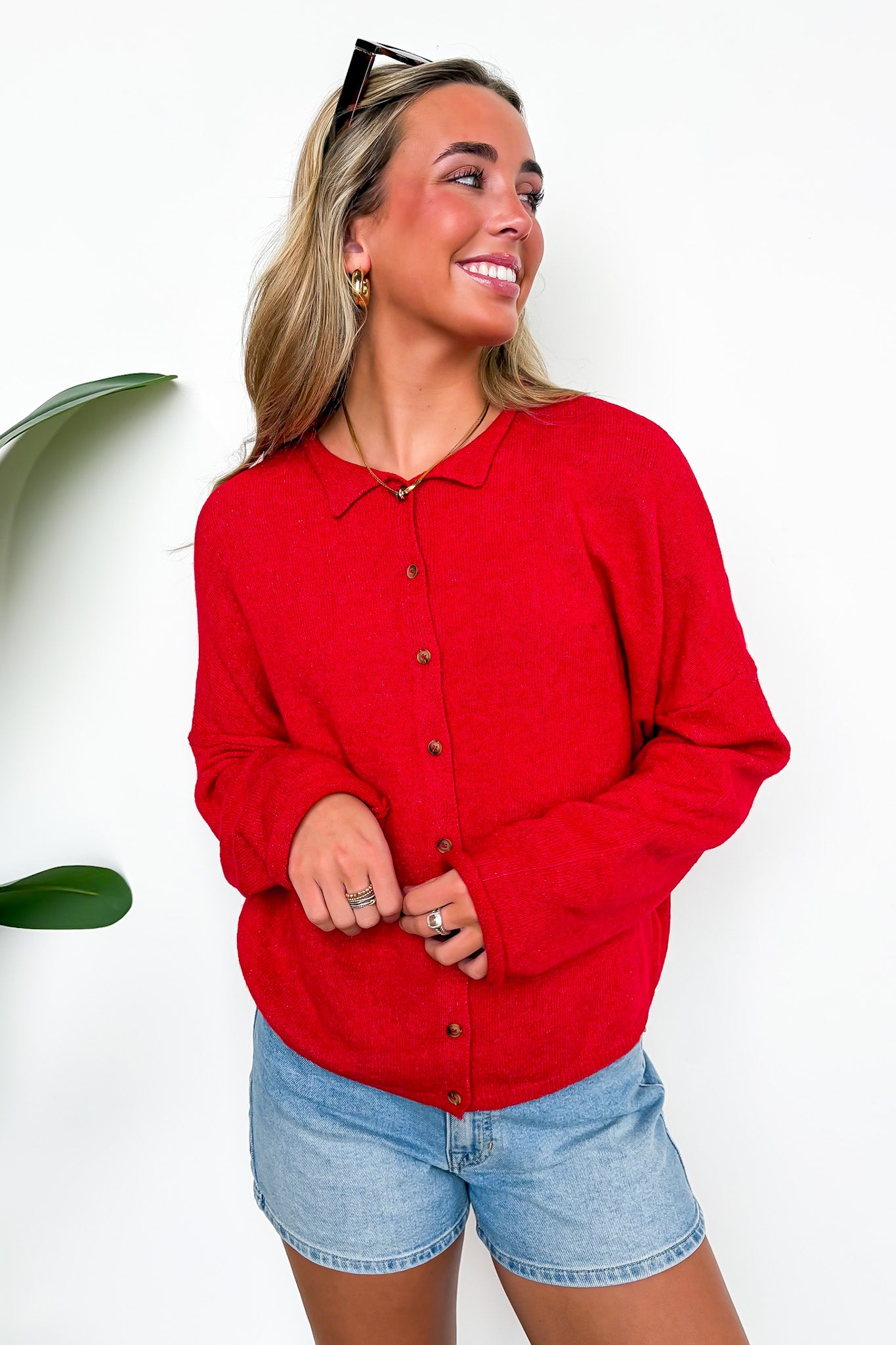 New Classic Button Down Cardigan Sweater