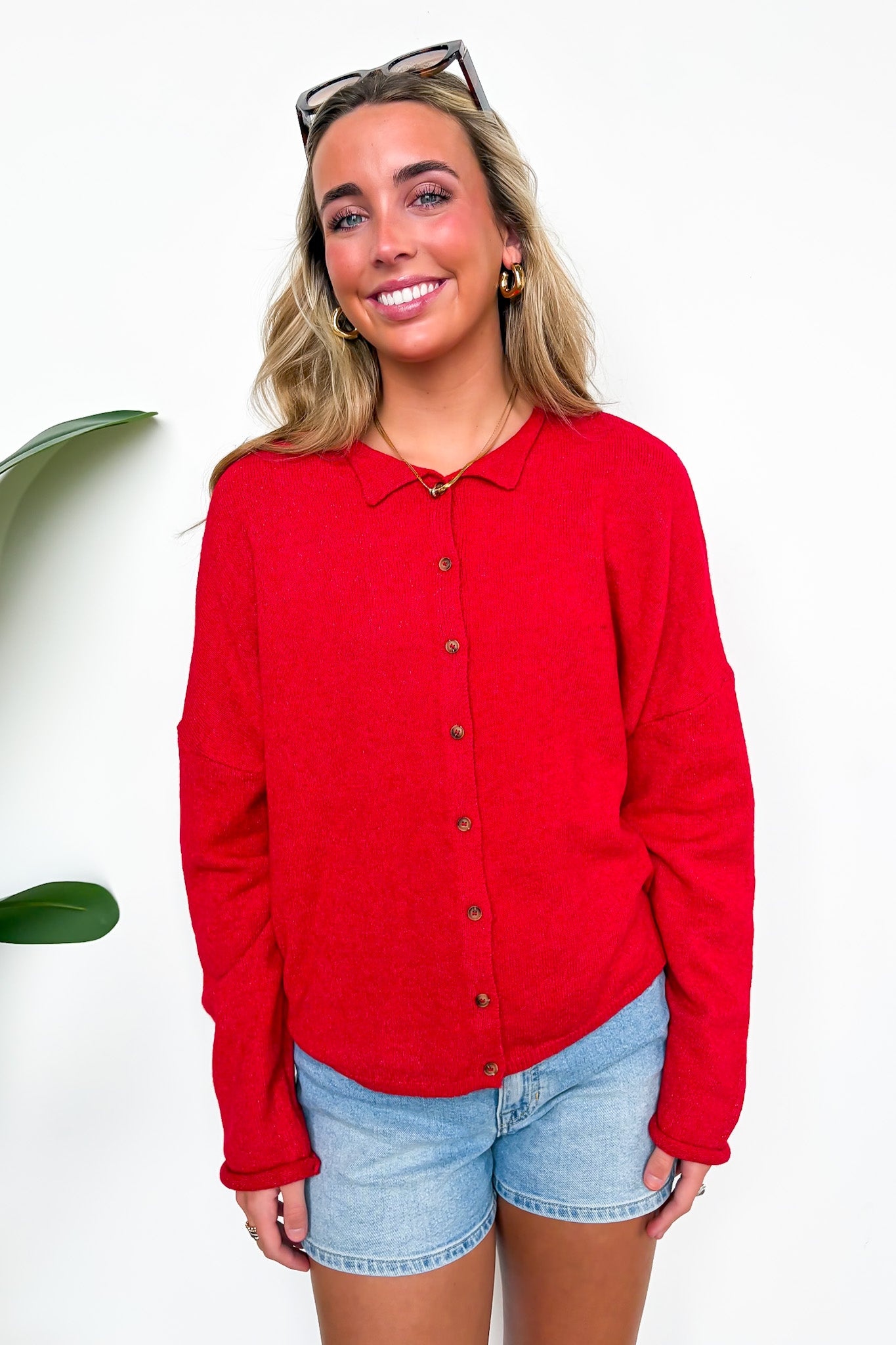 New Classic Button Down Cardigan Sweater