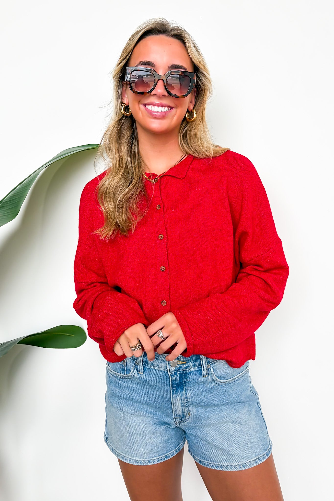 New Classic Button Down Cardigan Sweater