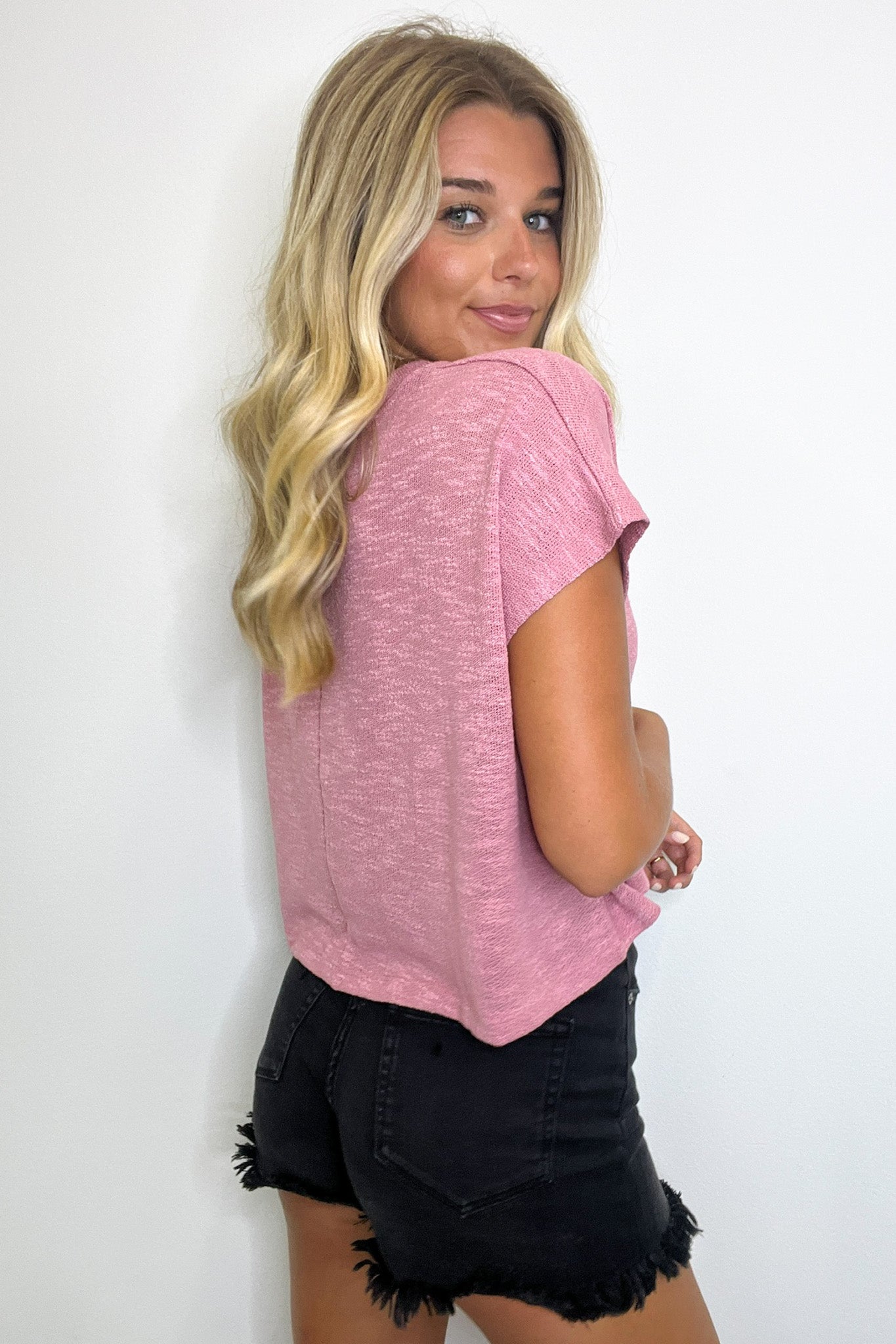  New Flow Short Sleeve Round Neck Top - BACK IN STOCK - Madison and Mallory