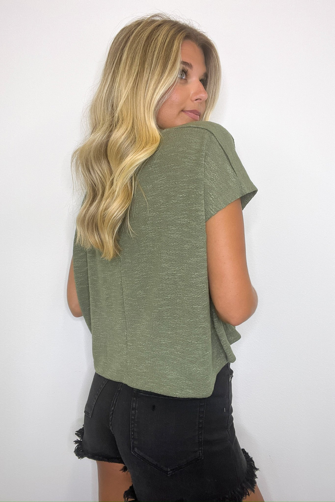  New Flow Short Sleeve Round Neck Top - BACK IN STOCK - Madison and Mallory