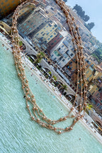 Gold New Glam Layered Chain Necklace - Madison and Mallory