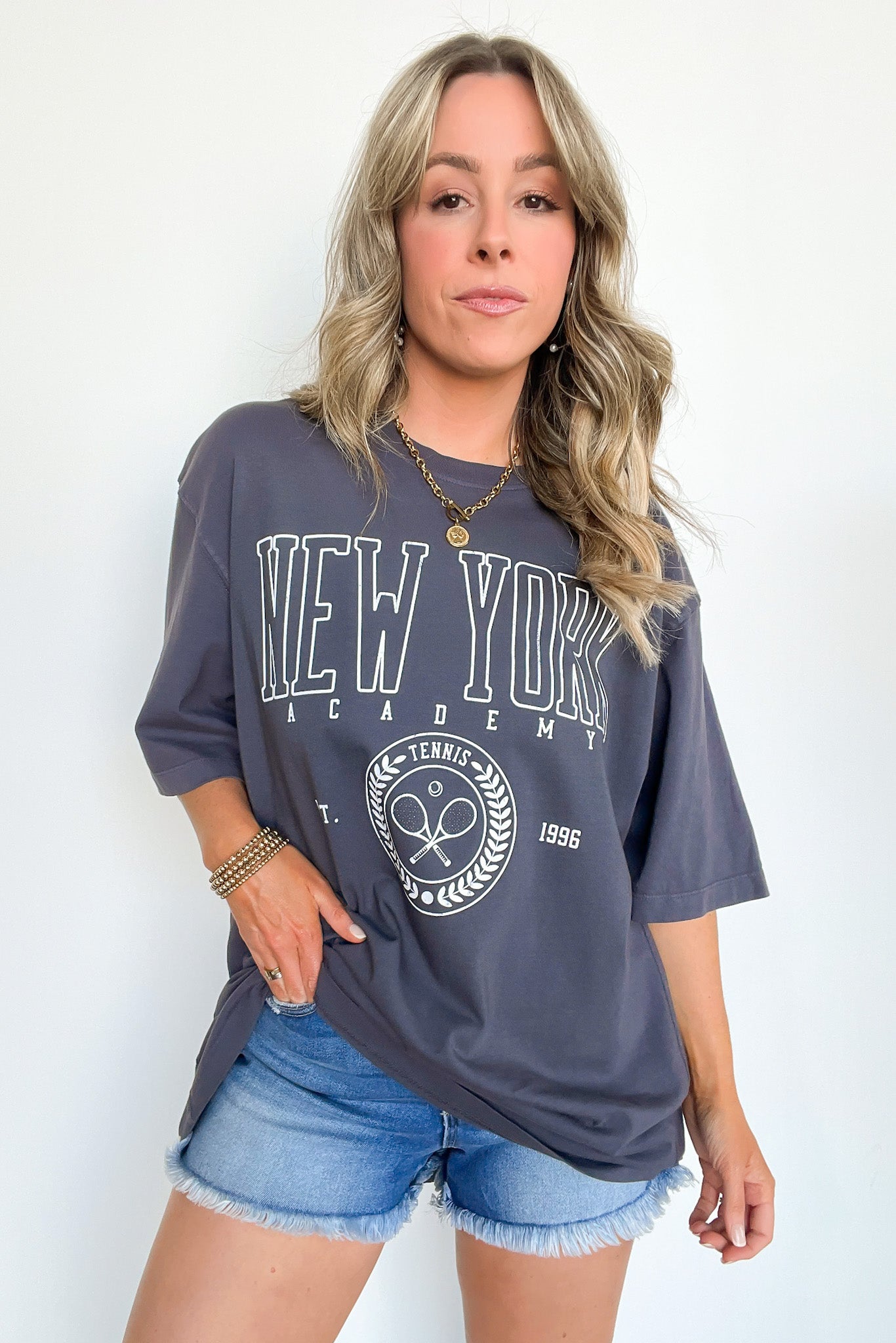 New York Academy Vintage Graphic Tee - Madison and Mallory