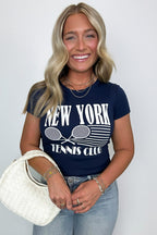  New York Tennis Club Graphic Tee - FINAL SALE - Madison and Mallory