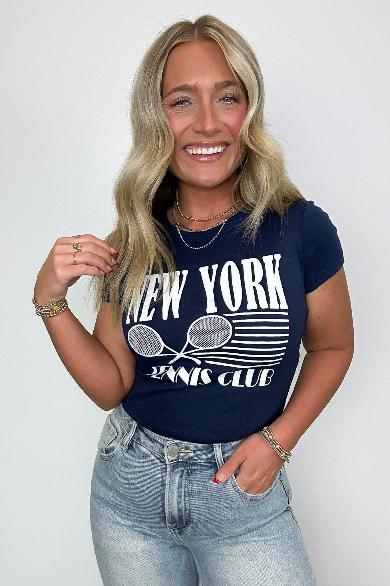  New York Tennis Club Graphic Tee - FINAL SALE - Madison and Mallory