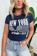  New York Tennis Club Graphic Tee - FINAL SALE - Madison and Mallory
