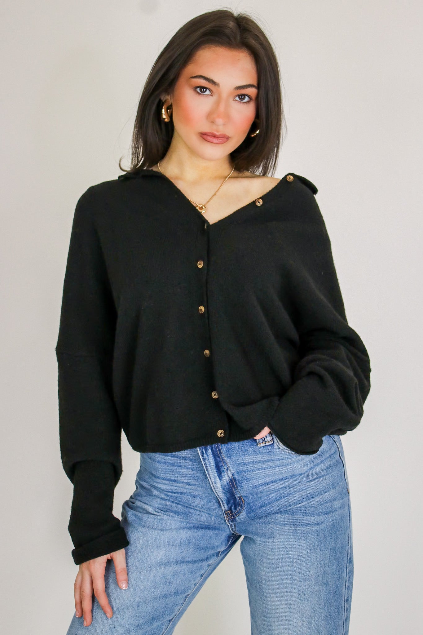 New Classic Button Down Cardigan Sweater