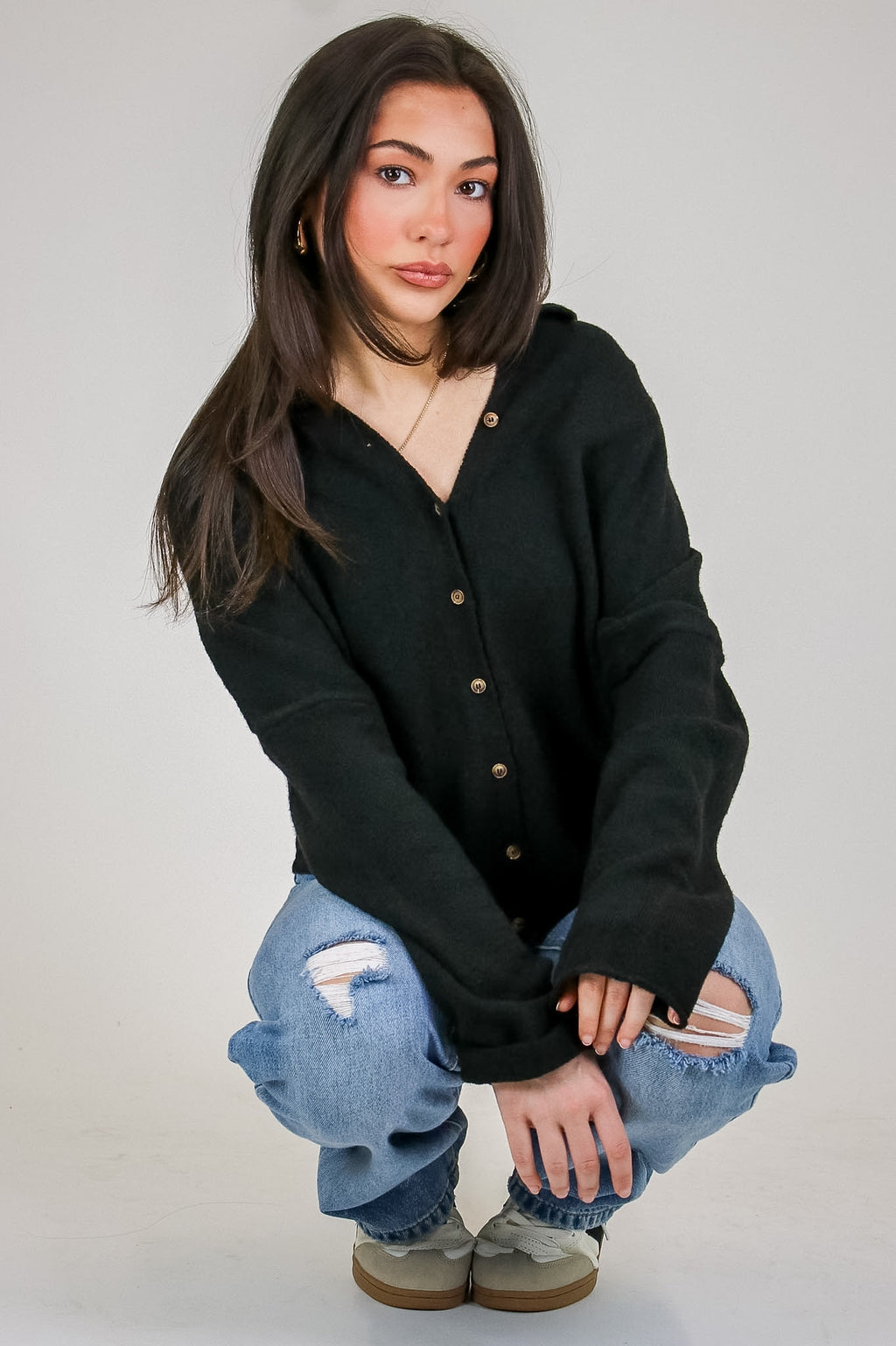 New Classic Button Down Cardigan Sweater