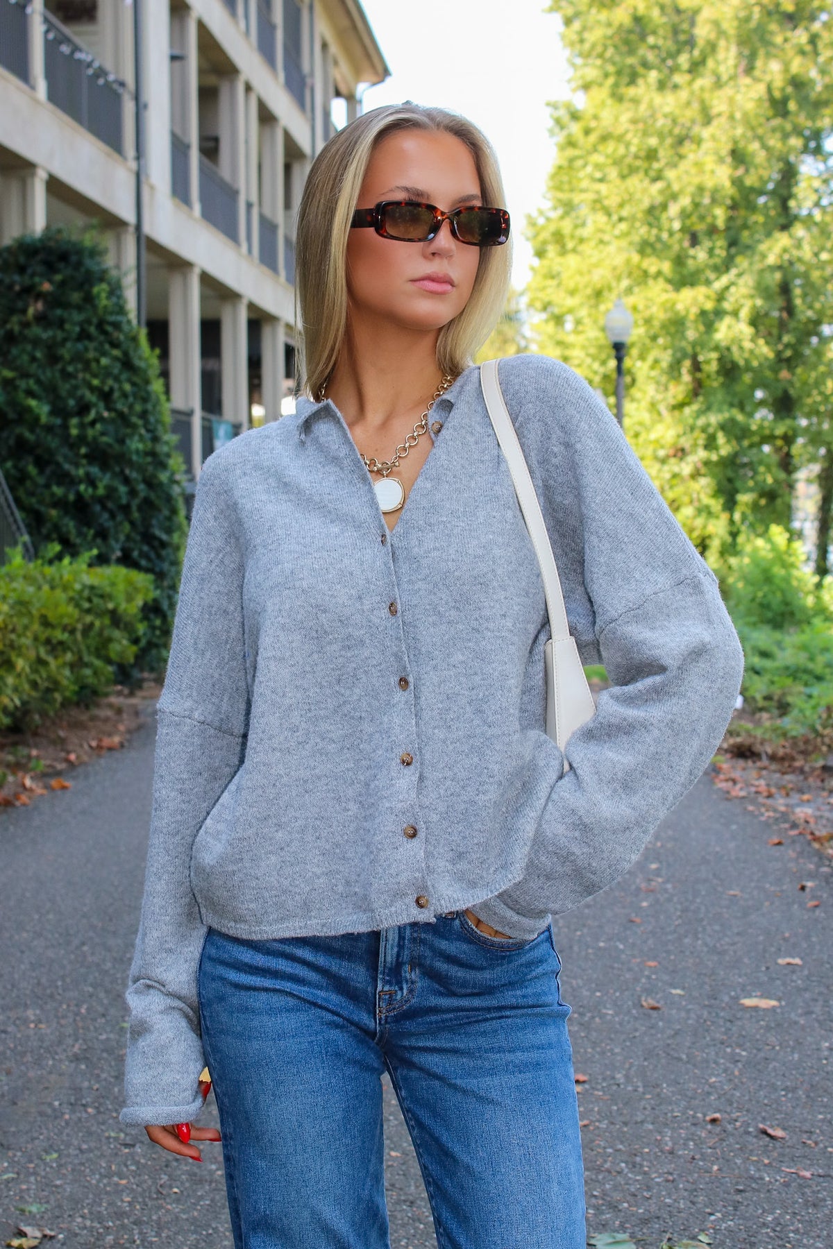 New Classic Button Down Cardigan Sweater - Madison and Mallory