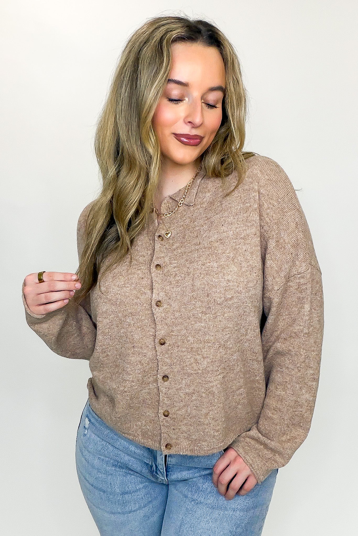 New Classic Button Down Cardigan Sweater