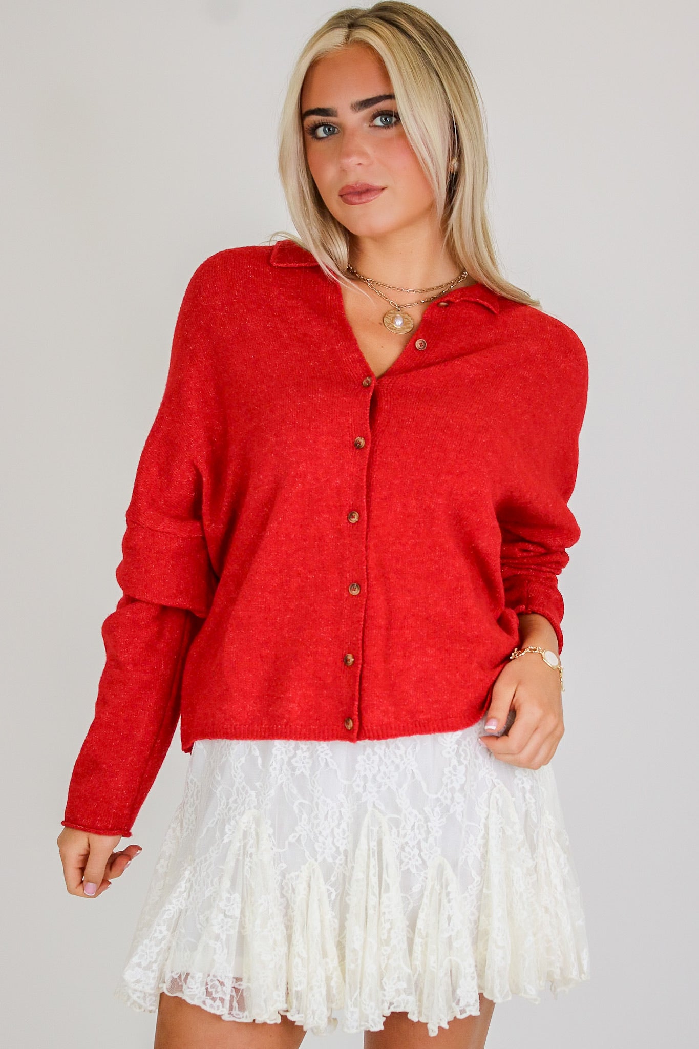 New Classic Button Down Cardigan Sweater - Madison and Mallory