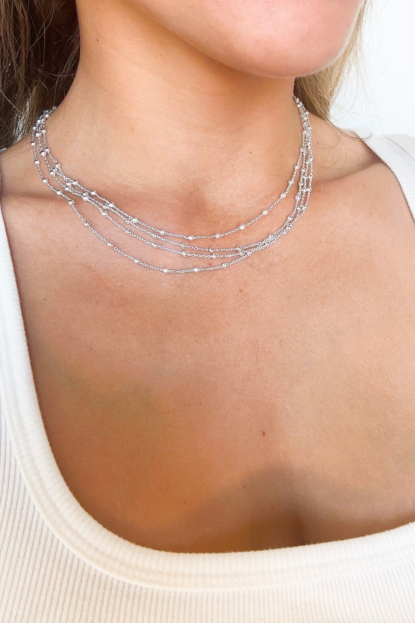 New Glam Layered Chain Necklace - Madison and Mallory