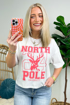 North Pole University Graphic Tee - FINAL SALE - Madison and Mallory