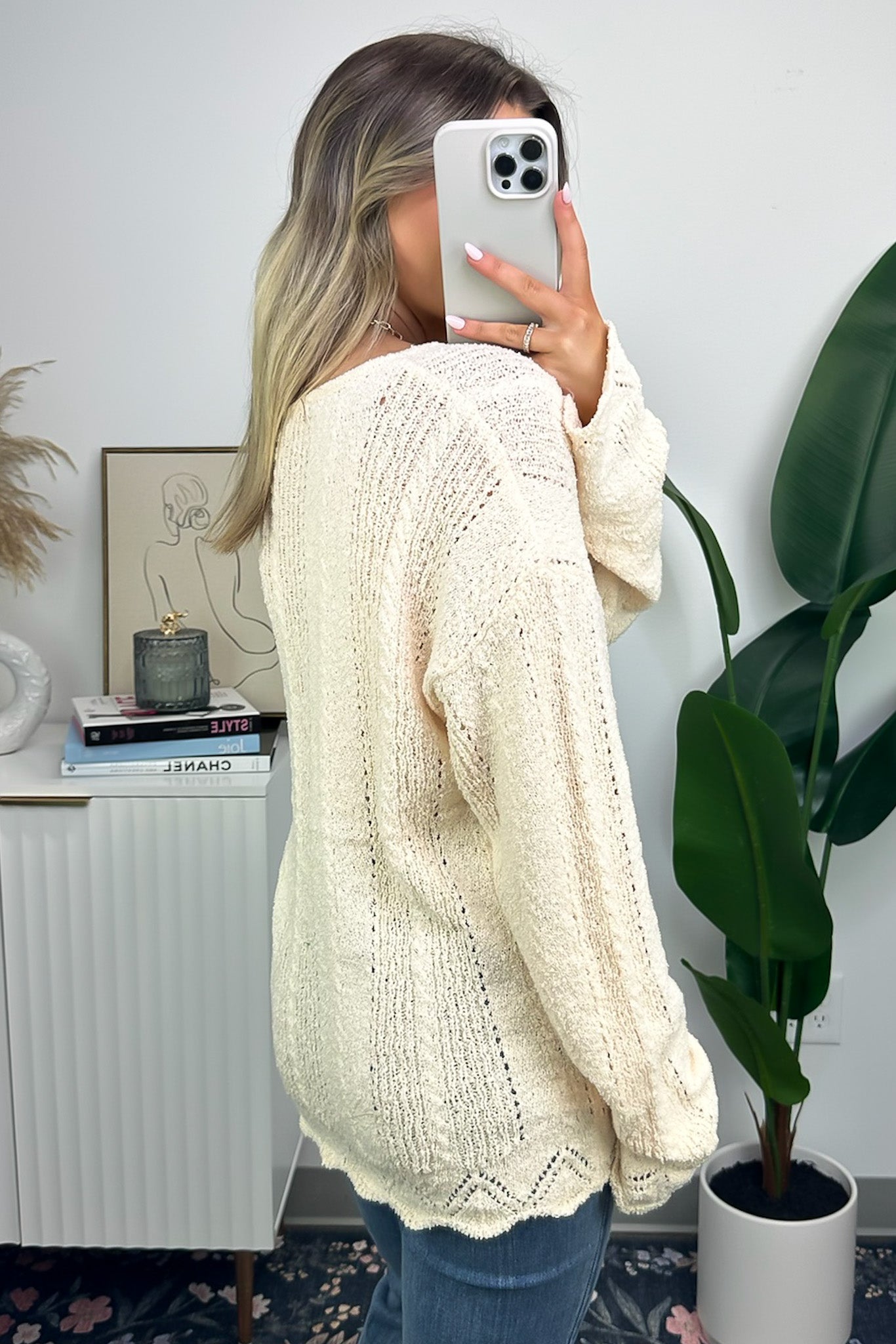  Notable Sensation Crochet Trim Sweater - FINAL SALE - Madison and Mallory