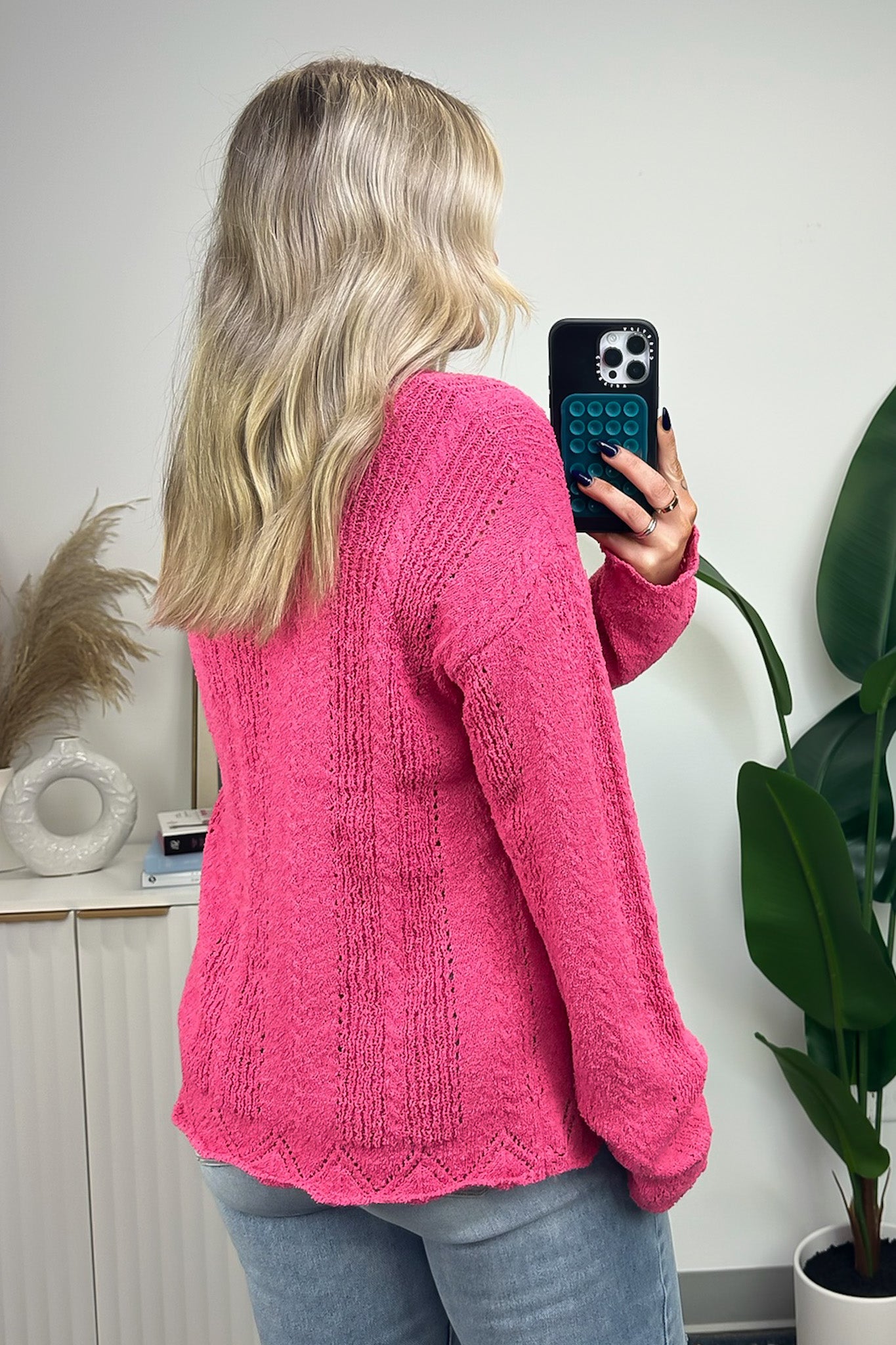  Notable Sensation Crochet Trim Sweater - FINAL SALE - Madison and Mallory