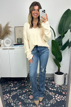 Notable Sensation Crochet Trim Sweater - FINAL SALE - Madison and Mallory