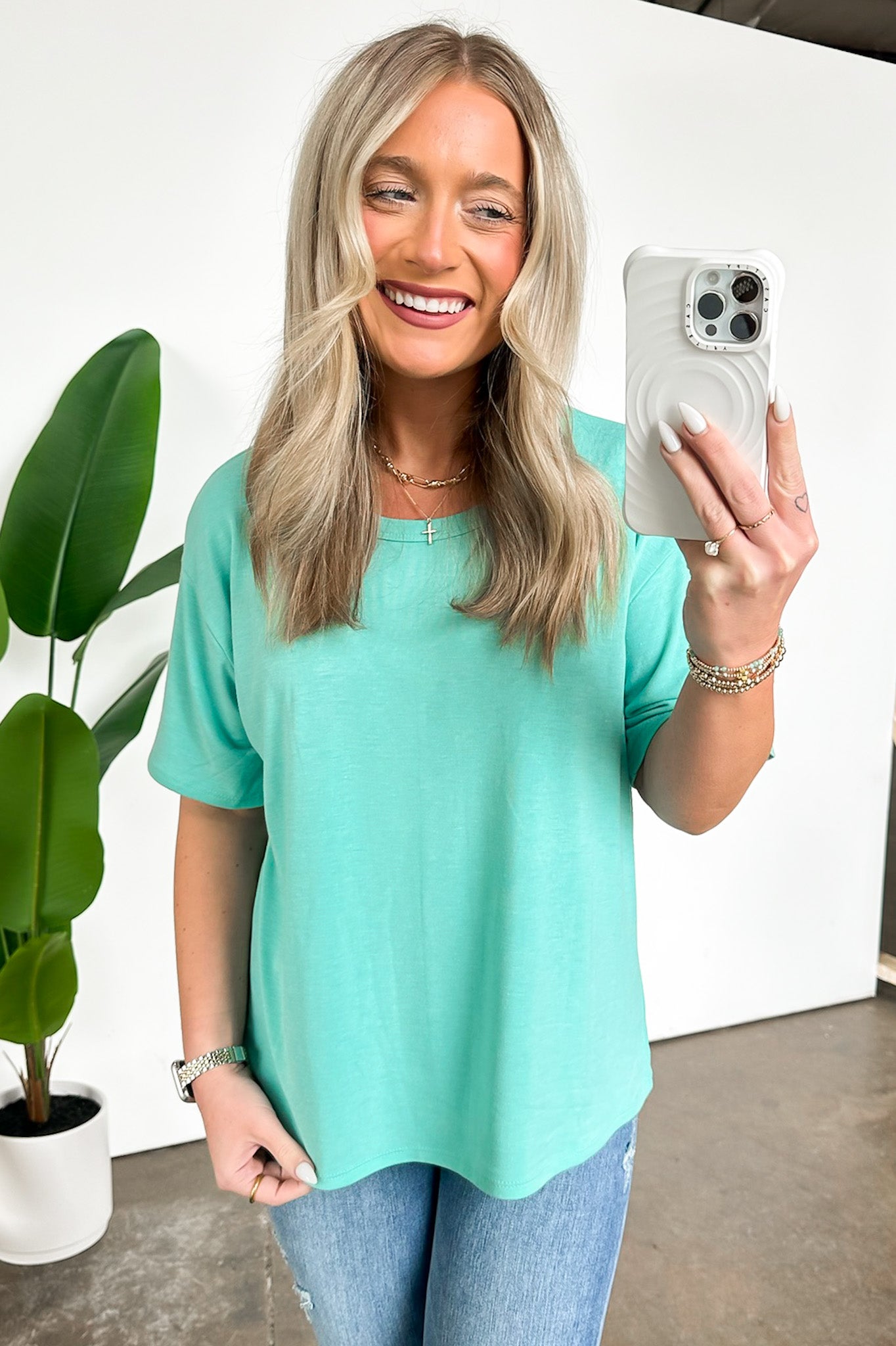  Odessah Short Sleeve Relaxed Fit Top - FINAL SALE - Madison and Mallory