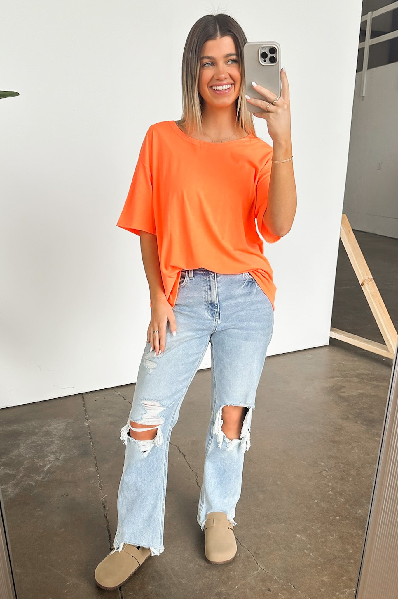  Odessah Short Sleeve Relaxed Fit Top - FINAL SALE - Madison and Mallory