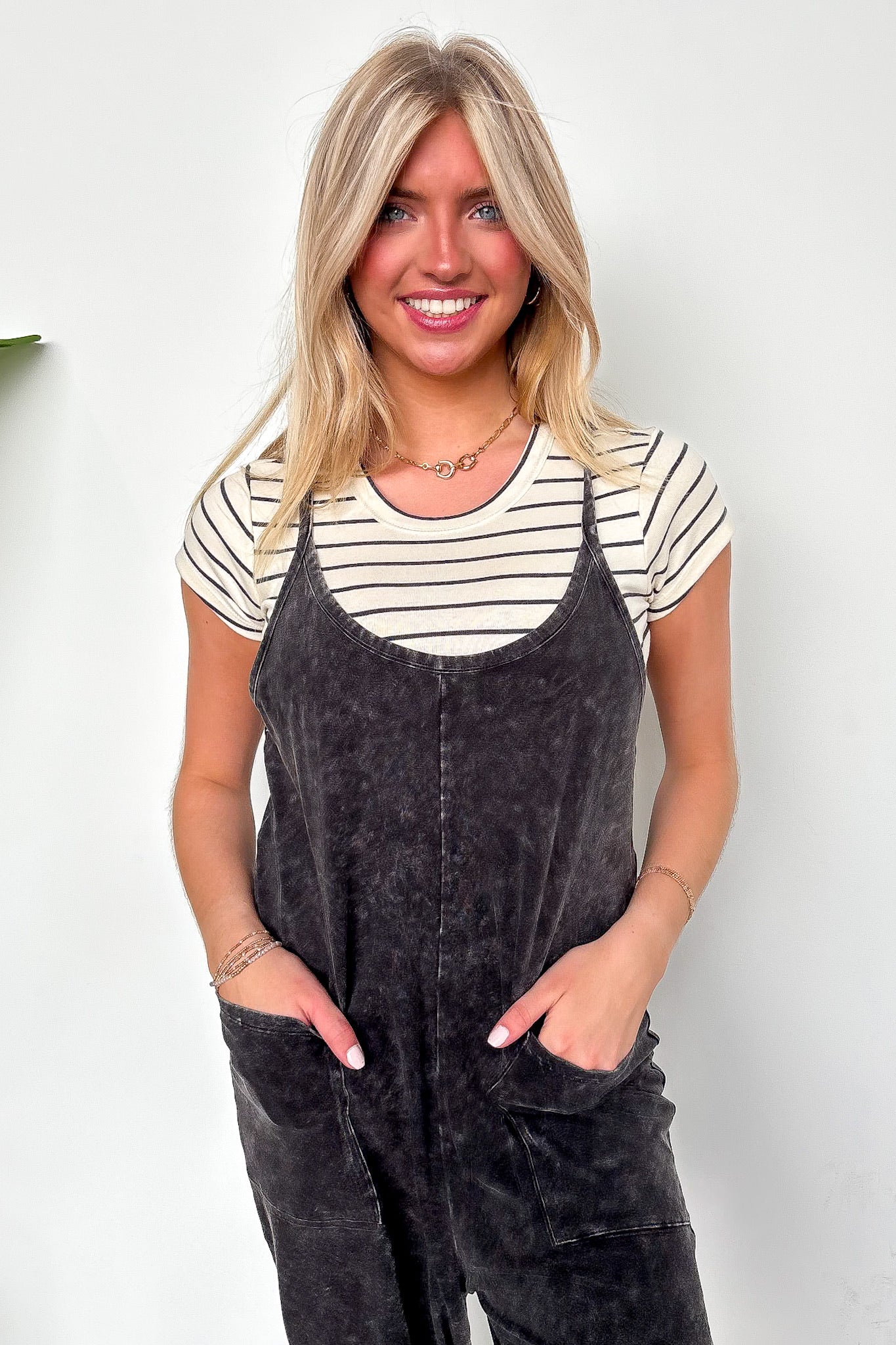 Off Grid Mineral Washed Relaxed Jumpsuit - Madison and Mallory