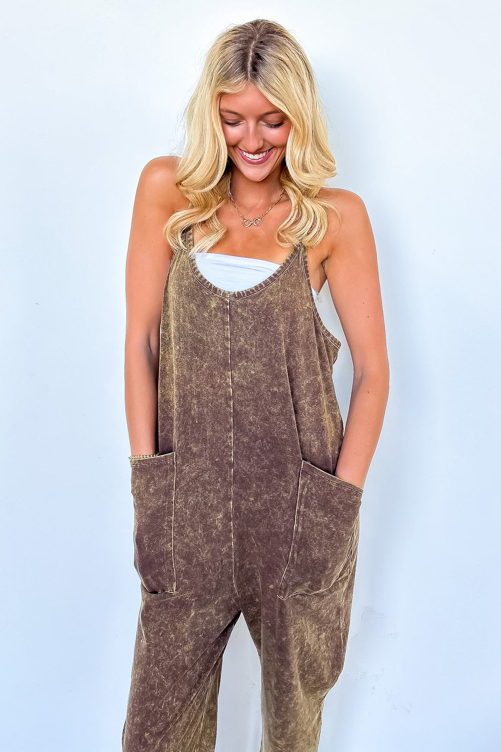 Off Grid Mineral Washed Relaxed Jumpsuit - Madison and Mallory