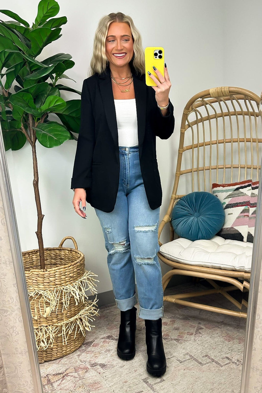  Officially Impressive Long Sleeve Classic Blazer - FINAL SALE - Madison and Mallory