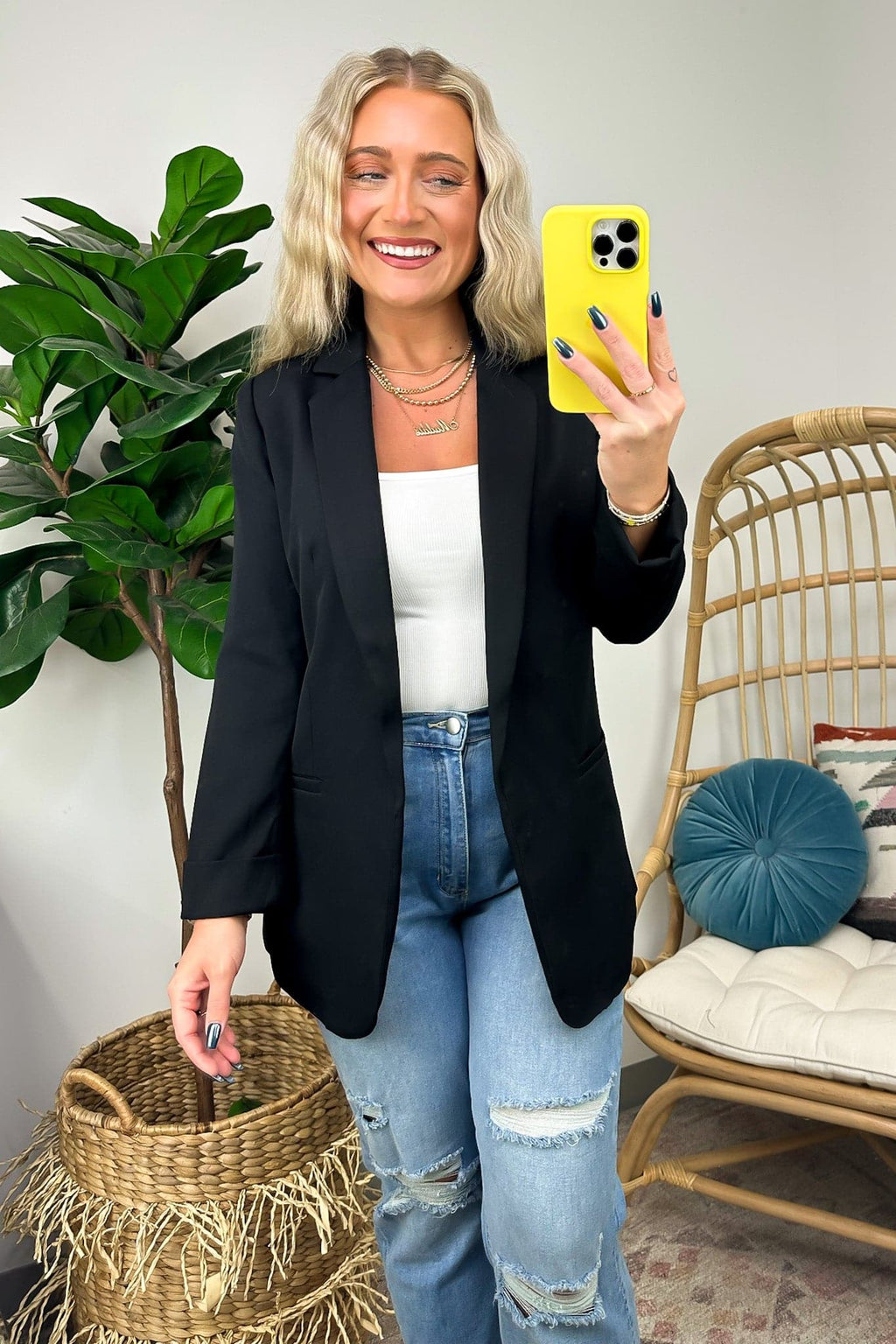  Officially Impressive Long Sleeve Classic Blazer - FINAL SALE - Madison and Mallory