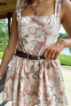 Old West Luxe Carved Buckle Faux Leather Belt - FINAL SALE - Madison and Mallory