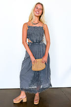 Onyx Ease Maxi Dress - Madison and Mallory