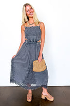 Onyx Ease Maxi Dress - Madison and Mallory