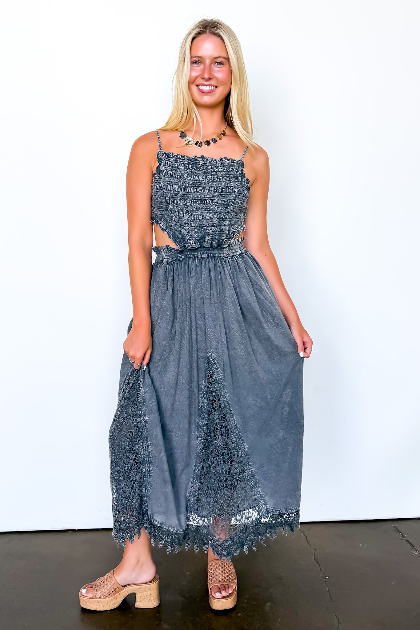 Onyx Ease Maxi Dress - Madison and Mallory