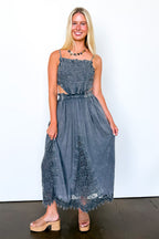 Onyx Ease Maxi Dress - Madison and Mallory